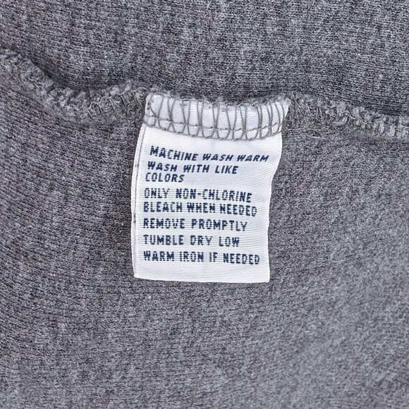 Polo Ralph Lauren Quarter Zip Pullover Sweater XL Grey Long Sleeve Mock Neck 90s - Picture 9 of 11